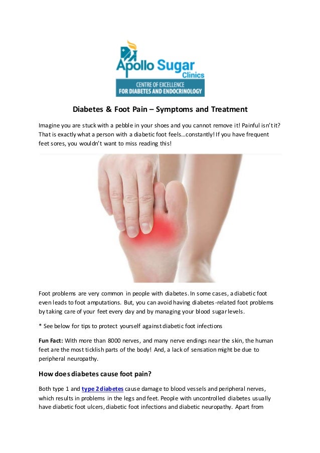 Can Diabetes Cause Pain In Feet