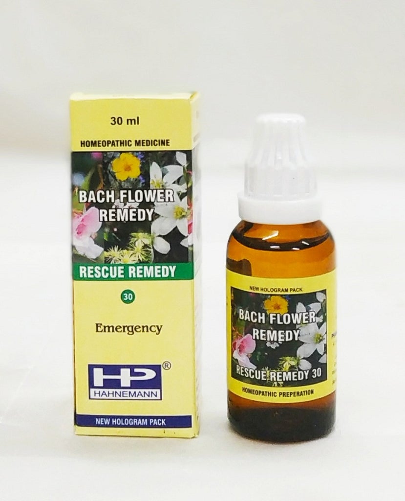 Hahnemann Bach flower Rescue Remedy for Stress, Anxiety