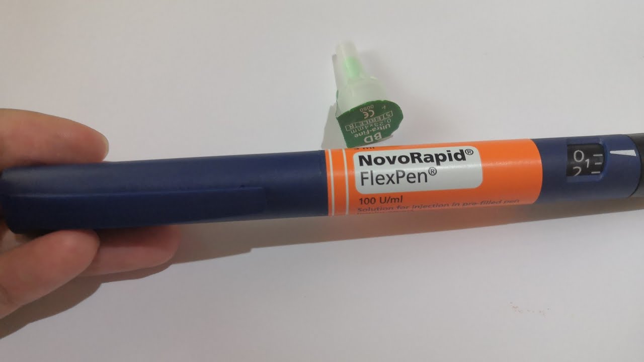 How To Use NovoRapid Flexpen 3ml with 4mm needle