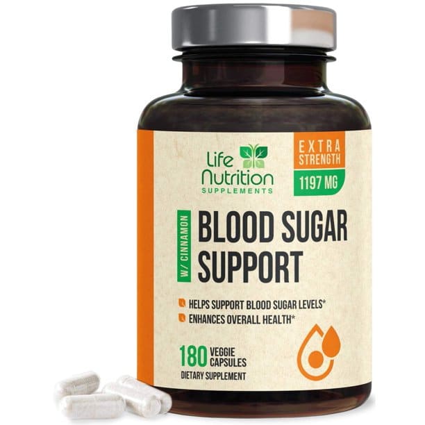 Life Nutrition Blood Sugar Support Supplement Highest Potency Glucose ...