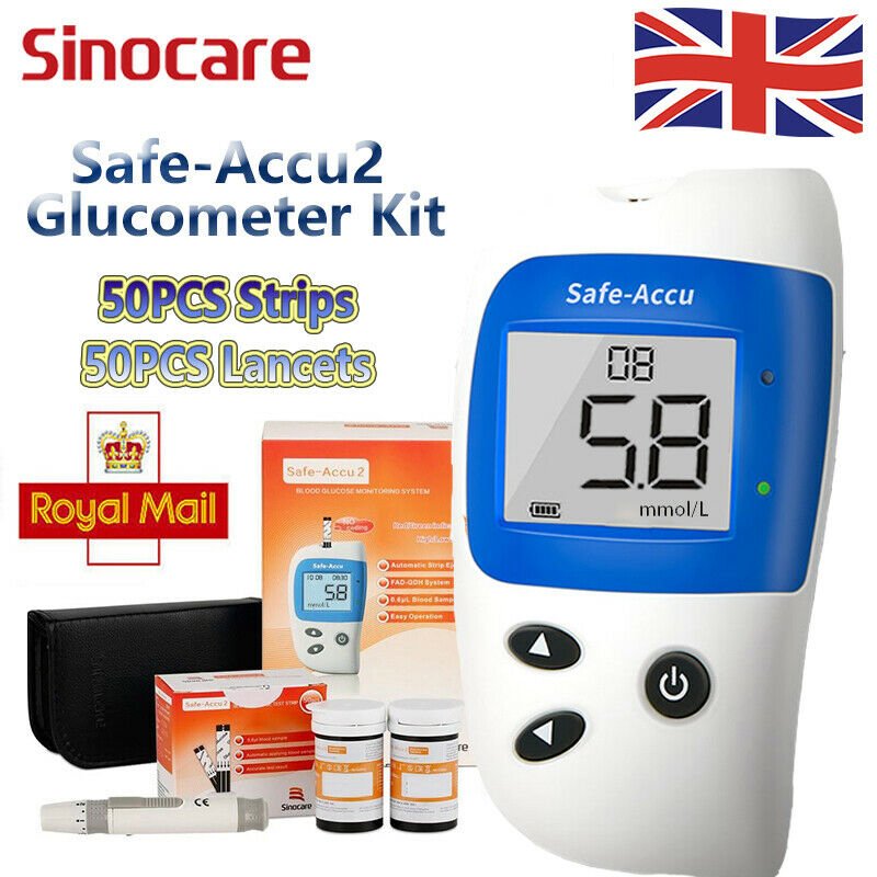 mmol Blood Glucose Monitor Diabetic Sugar Meter Glucometer Codefree ...